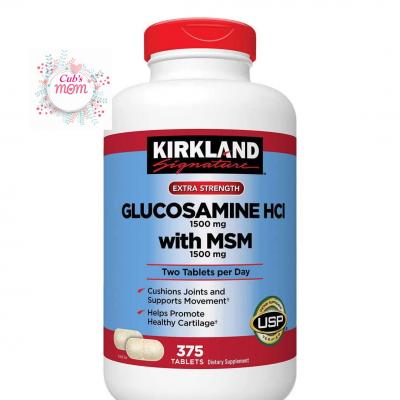 GLUCOSAMINE HCL MSM KIRKLAND MỸ 375 VIÊN